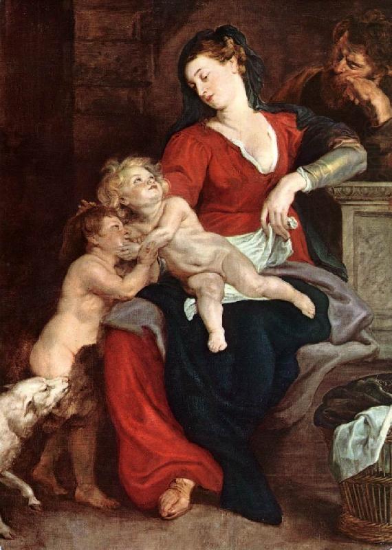 RUBENS, Pieter Pauwel The Holy Family with the Basket f china oil painting image
